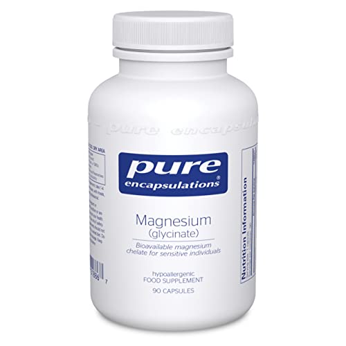 Pure Encapsulations - Magnesium (Glycinate) 120mg - Bioavailable Magnesium Chelate Tiredness and Fatigue Supplement