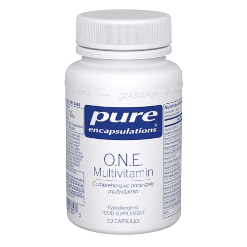 Pure Encapsulations - O.N.E. Multivitamin - Comprehensive Once-Daily Multivitamin - with Vitamins A, B1, B2, B3, B5, B6, C, D, E, K, Folate & Selenium