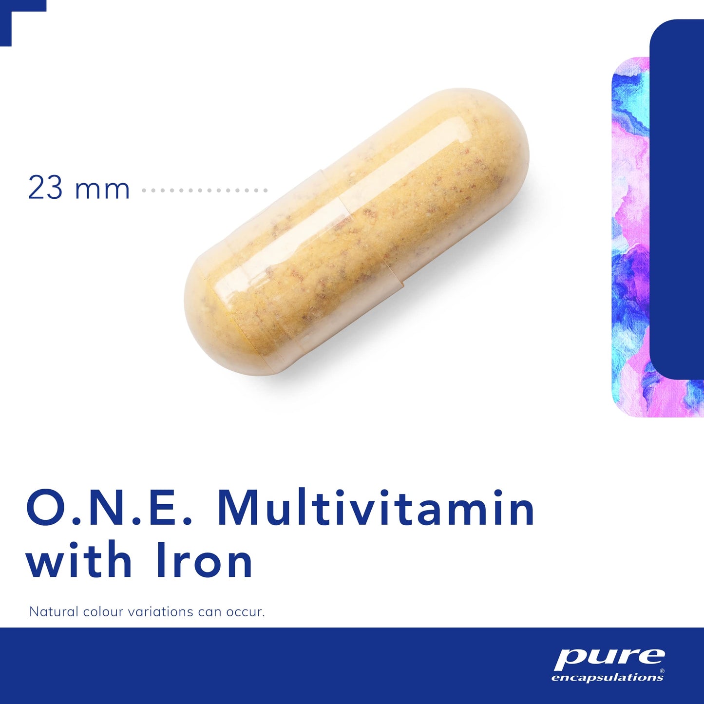 Pure Encapsulations - O.N.E. Multivitamin with Iron - 60 Capsules